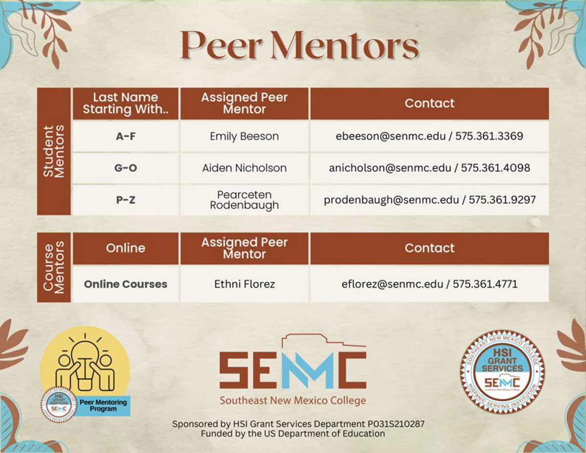 Peer Mentoring Progam