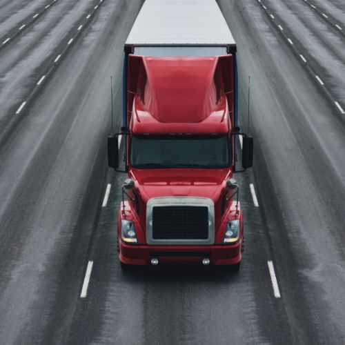 Semi Truck on the road
